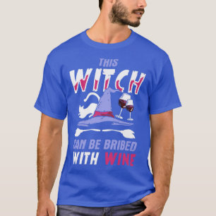 Halloween Deze heks kan worden gegrild met wijn 40 T-shirt