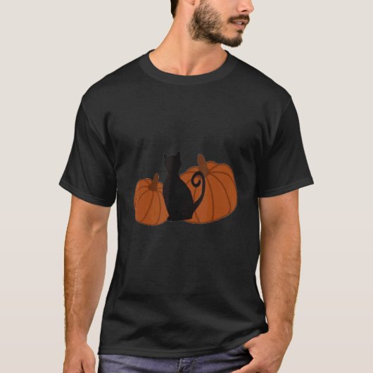 Halloween Deze heks met chocolade zwarte kat pomp T-shirt (Voorkant)