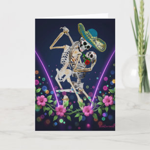 Halloween Dia De Los Muertos Feest Uitnodiging