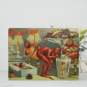 Halloween Dinner Kaart (Staand voorkant)