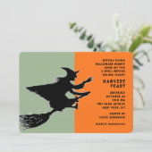 Halloween Dinner Party Kaart (Staand voorkant)