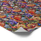 Halloween Dinner - Verborgen 3D-afdruk Poster (Hoek)