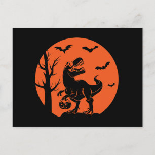 Halloween Dinosaur Family Costume Halloween Briefkaart