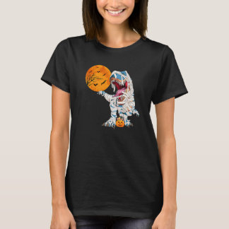 Halloween Dinosaur Mummie Pompoen Grappig Of En Be T-shirt