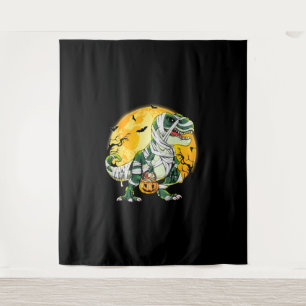 Halloween Dinosaur T rex Mummy Pumpkin Wandkleed