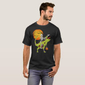 Halloween Dinosaur Zombie T Rex Skeleton Boys Todd T-shirt (Voorkant volledig)