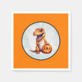 Halloween dinosaurus dino-mash feest servet (Voorkant)
