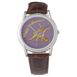 Halloween Dinosaurus Polshorloge Mama & Baby Horloge