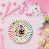 Halloween Disco Ball Paper Bord (Feest)