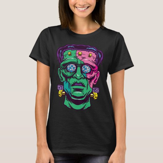 Halloween Disco Zombie T-shirt (Voorkant)