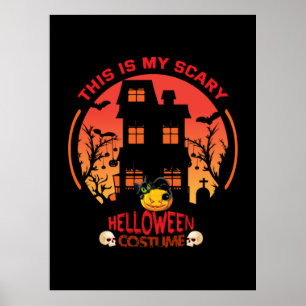 Halloween Dit is mijn eng helloween kostuum Poster