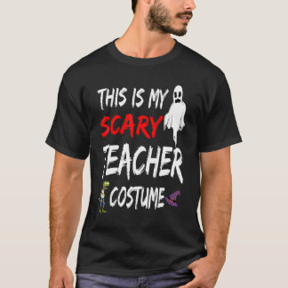 Halloween Dit is mijn eng leraar kostume heks G T-shirt