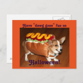 Halloween Dog Briefkaart (Voorkant / Achterkant)