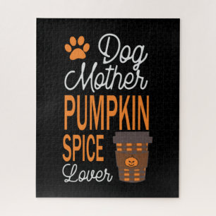 Halloween Dog Moeder en Pomkin Spice Birthday Legpuzzel