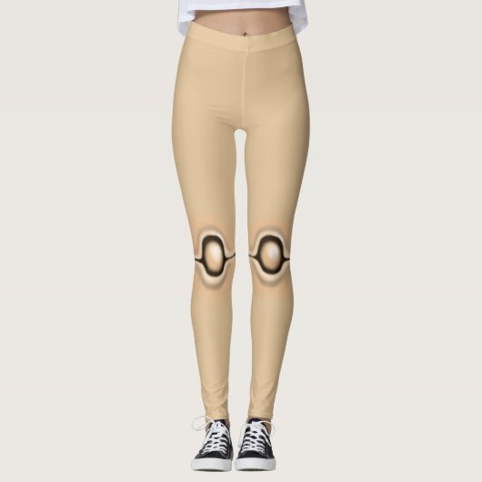 Halloween Doll Legs Costume Leggings (Voorkant)