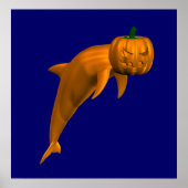 Halloween Dolphin Poster (Voorkant)