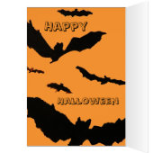 HALLOWEEN DON'T GO BATTY grap kaart (Binnen (Links))