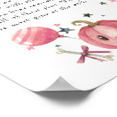 Halloween "Don't Say Baby" Baby shower Poster du j (Coin)