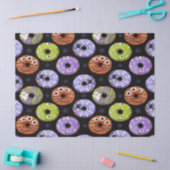 Halloween Donuts Patroon. Enge donut patroon. Tissuepapier (Craft)