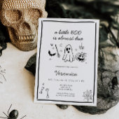 Halloween Doodle Genderneutraal Baby shower Kaart