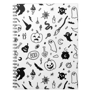 halloween doodle notitie tijdschriften art decor notitieboek
