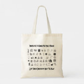 Halloween Doodle Tote Bag (Achterkant)