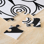 Halloween doodles boho mandala pompoenen Herfst Legpuzzel (Zijkant)