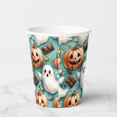 Halloween Doodles Papieren Bekers (Rechts)