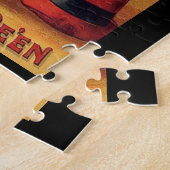  Halloween door Ellen Clapsaddle, Black Cat Legpuzzel (Zijkant)