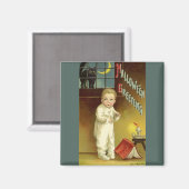 Halloween door Ellen Clapsaddle, Ghost Story Magneet (Voorkant / Achterkant)