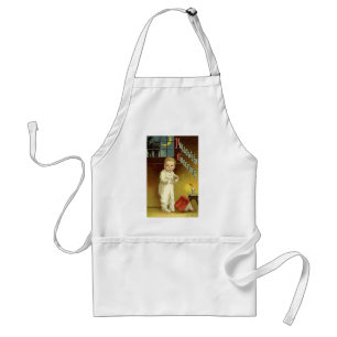  Halloween door Ellen Clapsaddle, Ghost Story Standaard Schort