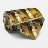  Halloween door Ellen Clapsaddle, Ghost Story Stropdas (Opgerold)