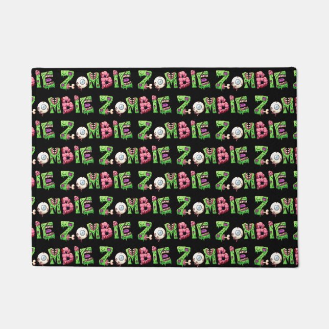 Halloween Door Mat-Zombie Deurmat (Voorkant)