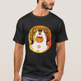 Halloween Dot Pumpkin Costume Boo Funny Spooky T-shirt