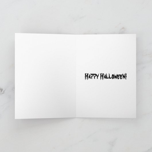 Halloween Double, Double, Toil en Trouble Kaart (Binnen)