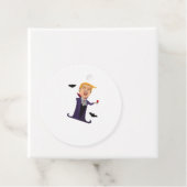 Halloween Dracula Grappig Bedankjes Labels (In situ)