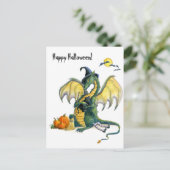 Halloween Dragon briefkaart (Staand voorkant)