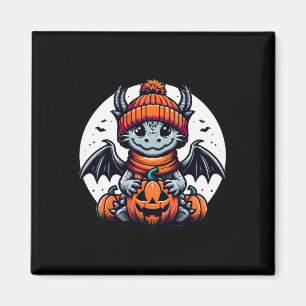 Halloween Dragon Pumpkin Magneet
