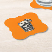 halloween drink coaster kartonnen onderzetters (Gekanteld)