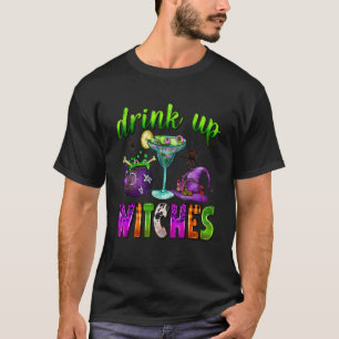 Halloween Drink heksen Costumes Wine Hallowine T-shirt