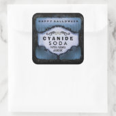Halloween Drink Label - Eerie Blue Groot Vierkant (Tas)