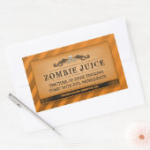 Halloween Drink of Behandel Label Oranje Streep Gr (Envelop)