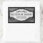 Halloween Drink of Treat Labels Groot - Grijs (Tas)