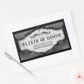 Halloween Drink of Treat Labels Groot - Grijs (Envelop)