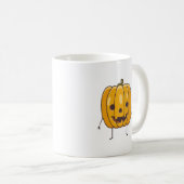 Halloween drôle Citrouille Mug (Devant droit)