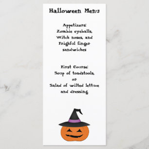 Halloween drôle dîner soirée menu simple