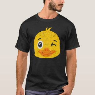 Halloween Duck Face Costuum Animals Cute Easy Duck T-shirt