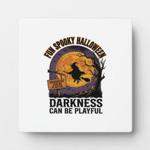 Halloween Duisternis Shirt Vintage Heks Maan Desig Fotoplaat