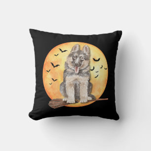 Halloween Duitse herder hond kussen