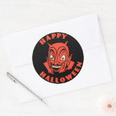  Halloween Duivel Gelukkig Halloween Sticker (Envelop)